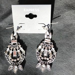 Edgy chandelier earrings
